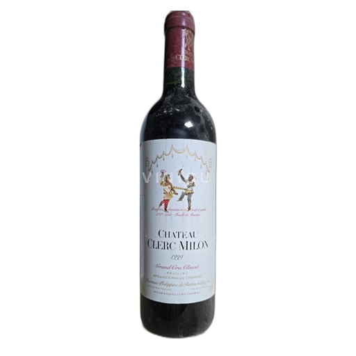 Bordeaux Pauillac Grand Cru Château Clerc Milon 1999