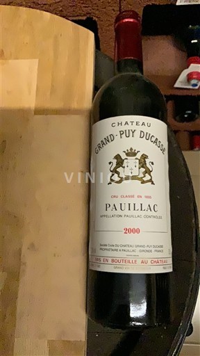 Bordeaux Pauillac Grand Cru Grandpuy Ducasse 2000