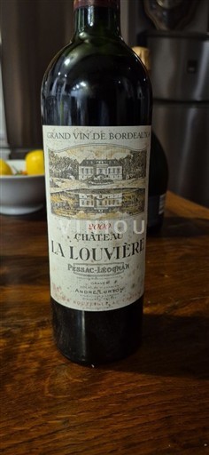 Bordeaux Pessac-Léognan Château La Louvière 2000