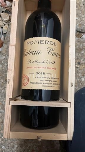 Bordeaux Pomerol Château Certan De May 2018