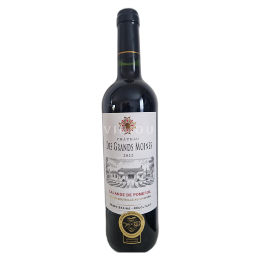 Bordeaux Lalande-de-pomerol Château des Grands Moines 2022