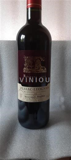 Burdeos Pessac-Léognan Maison Johannes Boubée Réserve 2019