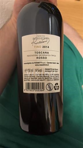 Toscana Tenute Rossetti Tino 2014