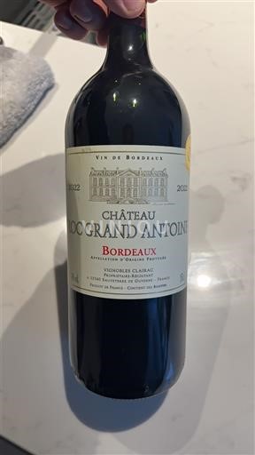 Bordoja Bordo Château Roc Grand Antoine 2022