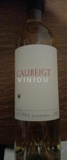 Sud-Ovest Jurançon Domaine Castera Caubeigt 2022
