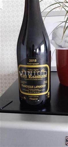 Loire Valley Côte Roannaise Francisque Lapandéry Réserve 2018