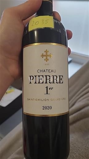 Bordéus Saint-Émilion Grand Cru Château Pierre 2020