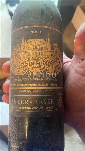 Bordeaux Margaux Grand Cru Château Palmer 1988