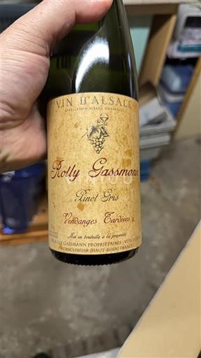 Vin Blanc moelleux Vendanges Tardives Rolly Gassmann 2011 France Alsace Vin de France