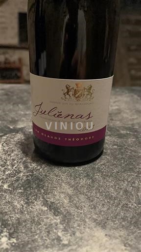 Vin Rouge sec Jean Claude Théodore 2023 France Beaujolais Juliénas AOC