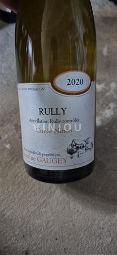 Bourgogne Rully Domaine Gaugey Ninon 2020