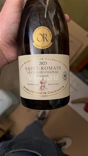 Burgundy Saint-Romain Domaine Coste Caumartin Le Clos du Château 2023