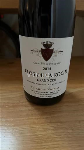 Borgoña Clos-de-la-roche Grand Cru Charles Vignon 2014