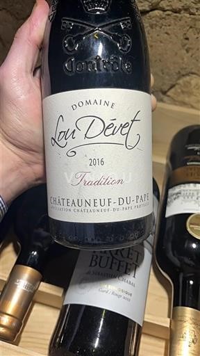 Rhône-dalen Châteauneuf-du-Pape Domaine Lou Devet Tradition 2016