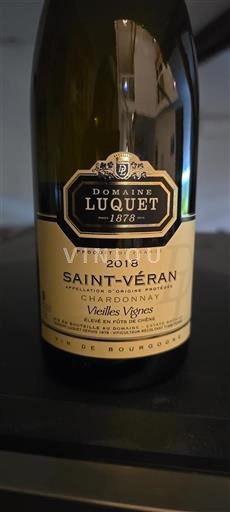 Bourgondië Saint-Véran Domaine Luquet Vieilles Vignes 2018