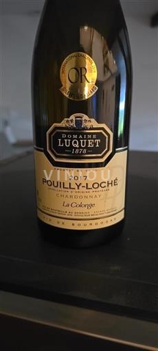Bourgondië Pouilly-loché Domaine Luquet La Colonge 2017