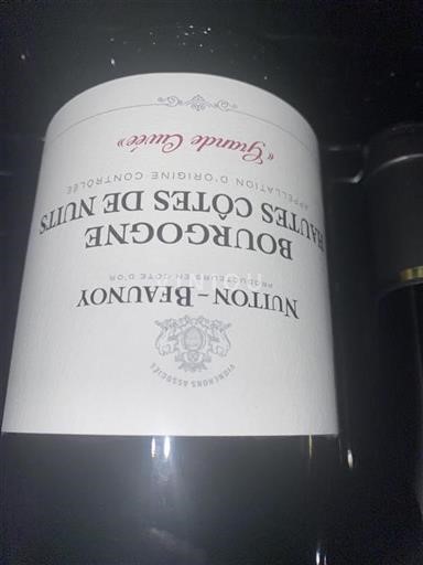 Burgundy Hautes Côtes de Nuits Nuitonbeaunoy Grande 2022