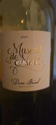 Roussillon Muscat de Rivesaltes Dombrial Muscat de Noël 2021
