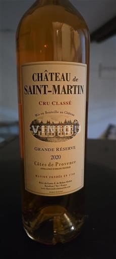 Provence Côtes-de-provence Château Saint Martin Grande Réserve 2020