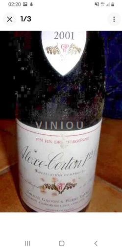 Bourgogne Aloxe-Corton Gaston & Pierre Ravaut 2001