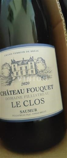 Loire Valley Saumur Château Fouquet Le Clos 2020
