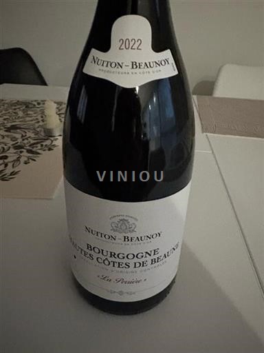 Borgoña Hautes Côtes de Beaune Nuitonbeaunoy La Paulée 2022