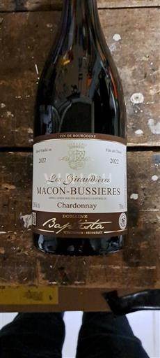 Borgonha Mâcon e mâcon-villages Baptista Les Giraudières 2022