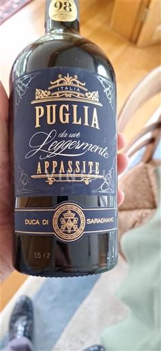 Puglia Duca Di Saragnano Leggermente Appassite 2022