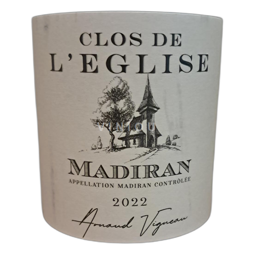 Lounais-Ranska Madiran Clos de l'Église 2022
