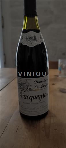Rhône Valley Vacqueyras Domaine La Jaufette 1997
