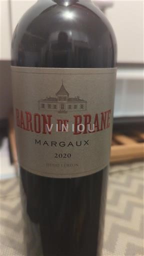 Bordeaux Margaux Château Branecantenac baron de brane 2020