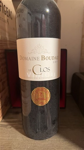 Roussillon Côtes-du-Roussillon Domaine Boudau Le Clos 2017
