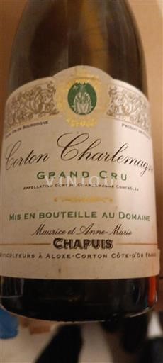 Burgundy Corton-Charlemagne Grand Cru Chapuis Corton Charlemagne Non-Vintage