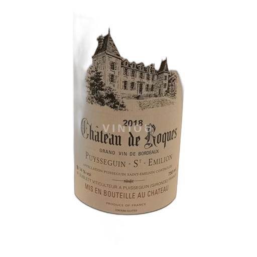 Burdeos Puisseguin-saint-émilion Château de Roques 2018