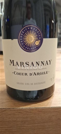Bourgondië Marsannay Frédéric Magnien Cœur d'Argile 2019