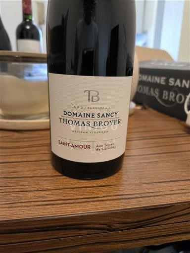 Beaujolais Saint-Amour Domaine Sancy Thomas Broyer Aux Terres de Guinchay Ikke årgangsbestemt