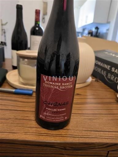 Beaujolais Chénas Domaine Sancy Thomas Broyer Vieilles Vignes 2021