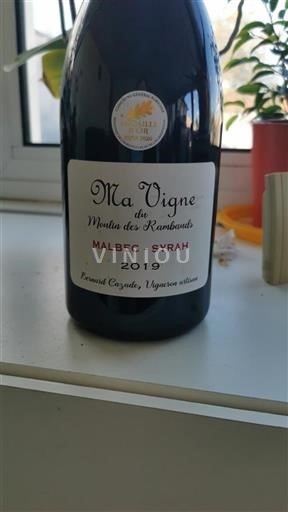 Zuidwest-Frankrijk Côtes du Lot Moulin Des Rambauds Ma Vigne 2019