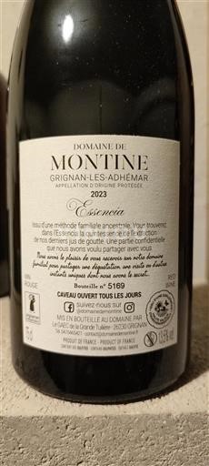 Rhône Valley Grignan-les-Adhémar Domaine Montine Essencia 2023
