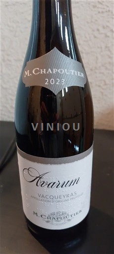 Vallée du Rhône Vacqueyras M. Chapoutier Avarum 2023