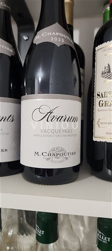 Rona dolina Vacqueyras M. Chapoutier Avarum 2023