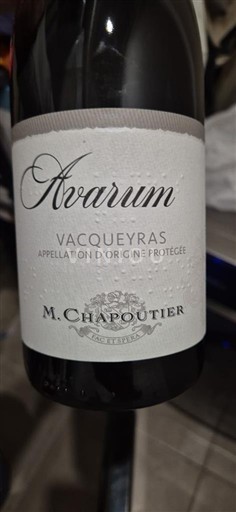 Rhônedalen Vacqueyras M. Chapoutier Avarum 2023