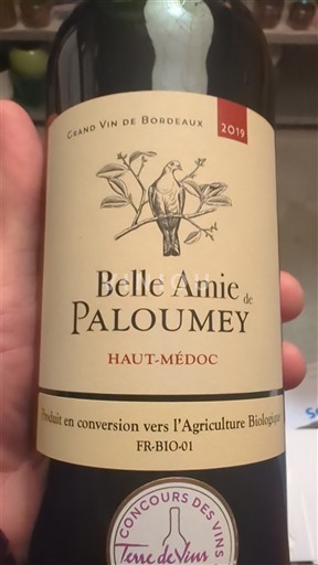 Bordoja Haut-Médoc Château Paloumey Belle Amie 2019