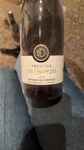 Lyonês Coteaux-do-Lyonês Regis Descotes Les Chapèzes Prestige 2018