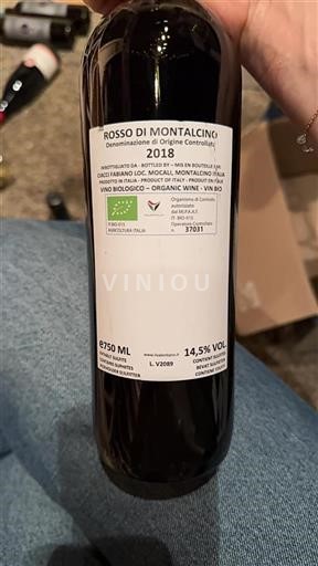 Toskánsko Rosso di Montalcino Ciacci Fabiano 2018