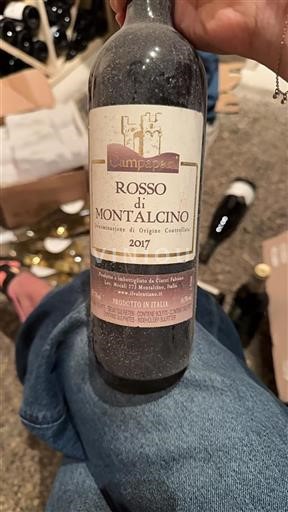 Toscana Rosso de Montalcino Campaperi 2017