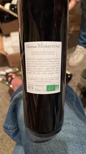 Provence Côtes de Provence Château Maravenne 2018