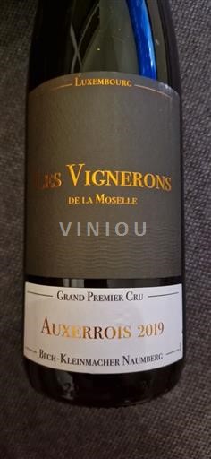 Mosela Luxemburgués No especificado Les Vignerons De La Moselle 2019