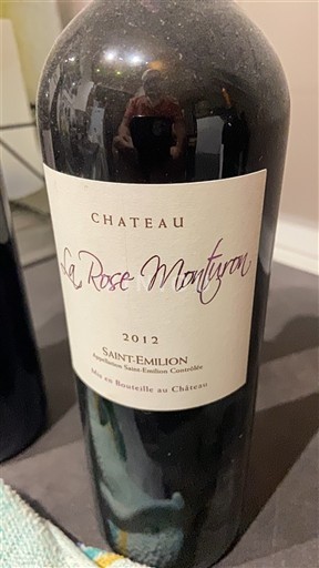 Bordeaux Saint-Émilion La Rose Monturon 2012