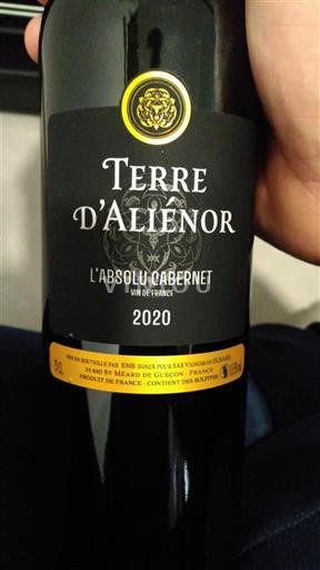 Bordeaux Non specificato Terre Aliénor L'Absolu Cabernet 2020